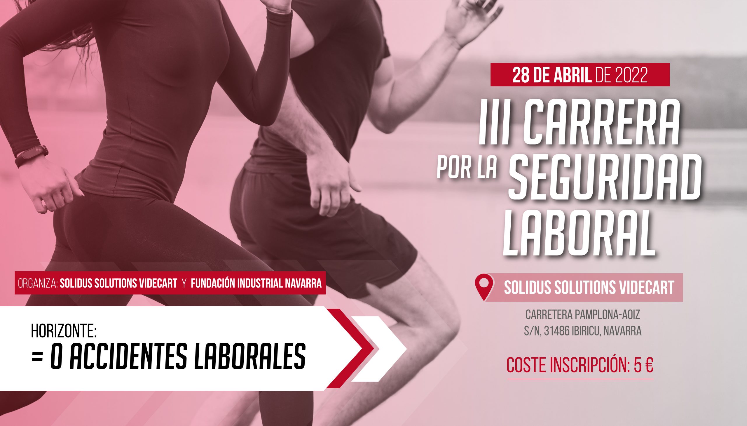 Cartel de la III Carrera por la Seguridad Laboral