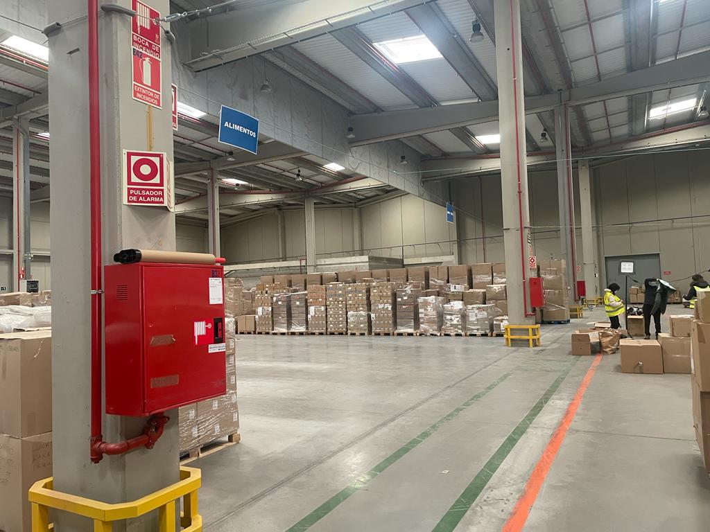 Almacén logístico de SOS Ucrania
