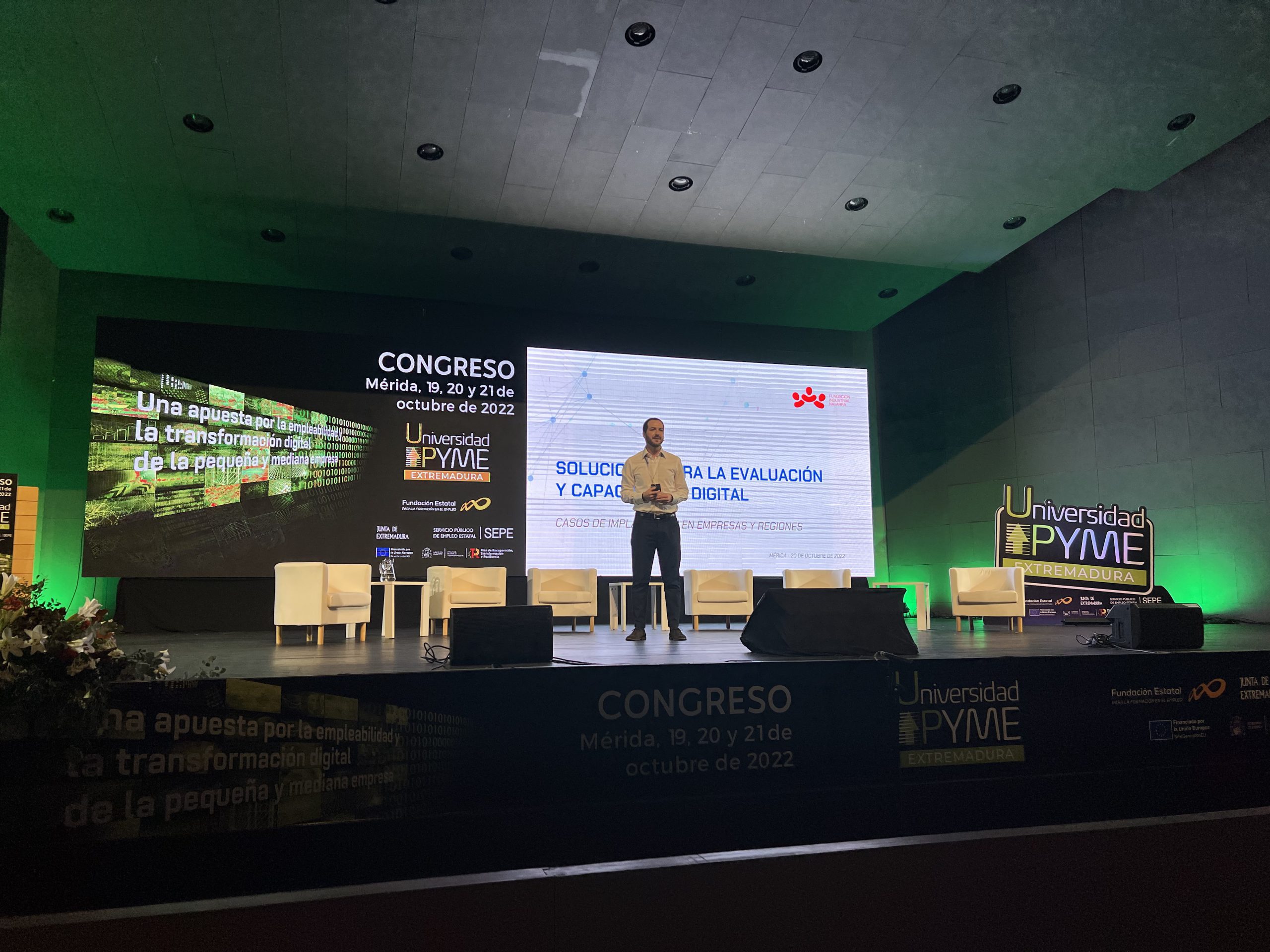 Imagen de la noticia La Fundación participa en el Congreso Universidad PYME Extremadura